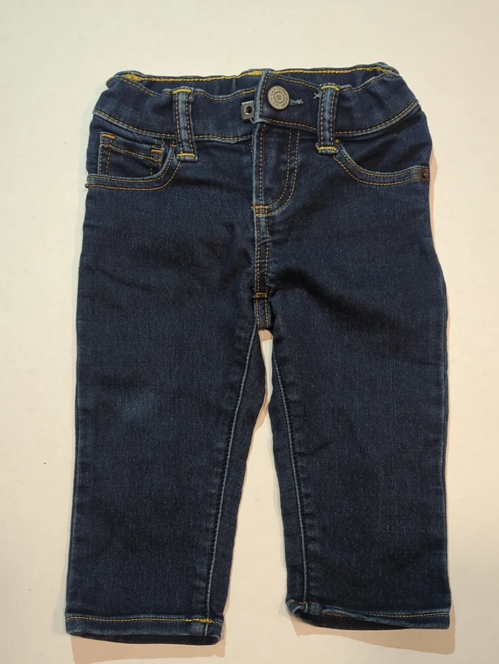 GAP Kids Dark Blue Denim Jeans with Contrast Stitching